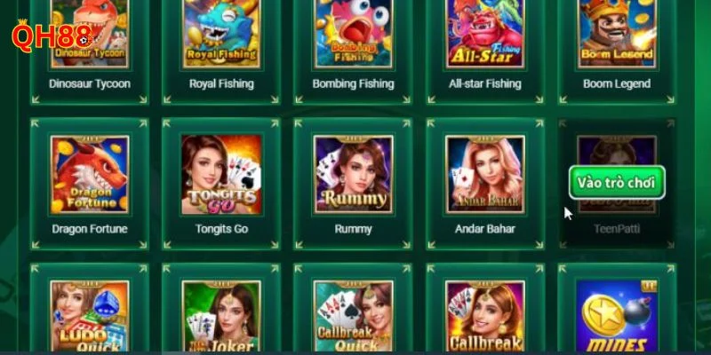 Slot game tại QH88 có công thức tính thưởng hấp dẫn.