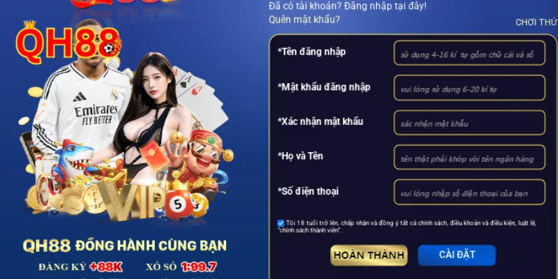 Tại chuyên mục có hướng dẫn cách đăng ký tài khoản chi tiết.